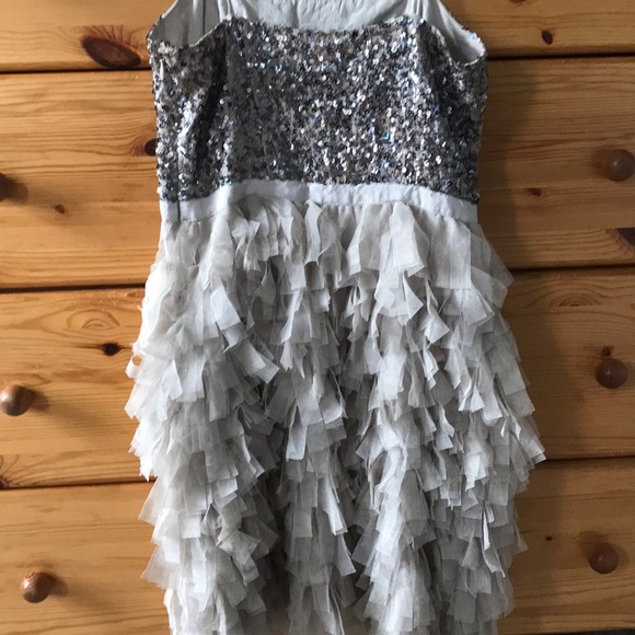 Armani Exchange strappy sparkly dress with ruffles - Picture 5 of 6